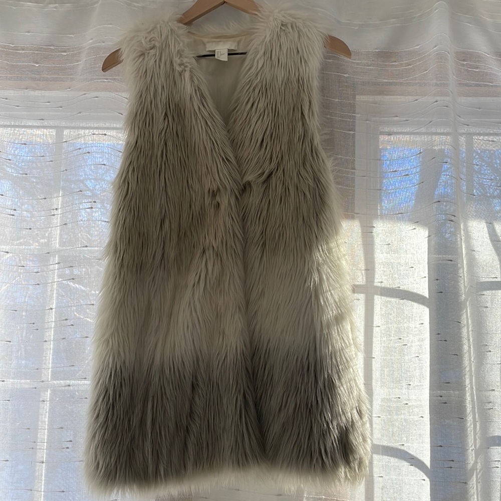 H&M fur vest